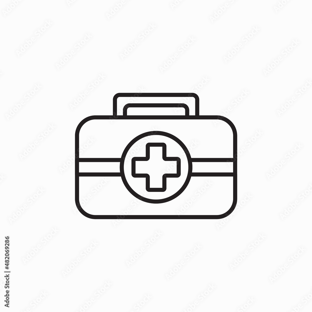 First aid icon design template vector isolated. Health, help and medical diagnostics vector illustration on isolated background. Doctor bag business concept. First aid icon design template vector isolated. Health, help and medical diagnostics vector illustration on isolated background. Doctor bag business concept.