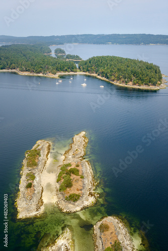 Pirates Cove Marine Provincial Park, De Courcy Island, British Columbia, Canada. photo