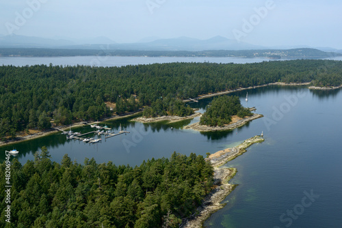 Pirates Cove Marine Provincial Park, De Courcy Island, British Columbia, Canada. photo