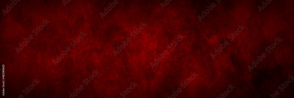 Marbled texture background, red black lava smoke and fire color, hot fiery stone or rock, dark grunge border - obrazy, fototapety, plakaty 