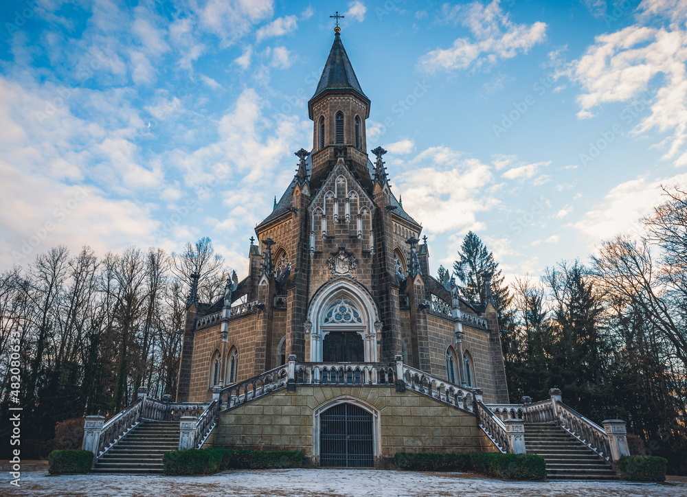 Schwarzenberg Tomb near Trebon, Czech Republic.