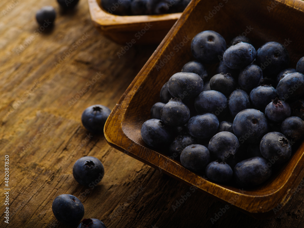 Lots of fresh blueberries in bowls. Cooking, dietary nutrition, healthy lifestyle, ecology, environmental protection, agriculture, forestry, farming. Lots of fresh blueberries in bowls. Cooking, dietary nutrition, healthy lifestyle, ecology, environmental protection, agriculture, forestry, farming.