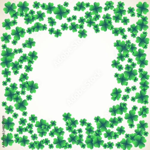 Saint Patrick's Day frame background