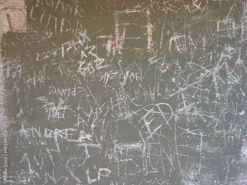 Scratches on wall texture