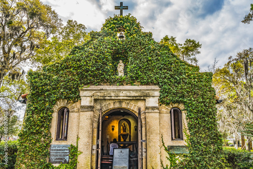 Slika na platnu Shrine Our Lady Leche Mission Nombre Dios Saint Augustine Florida