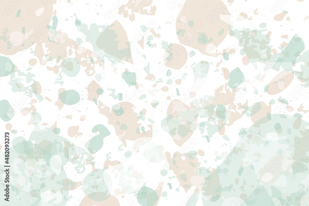 Terrazzo modern abstract template. Pastel texture