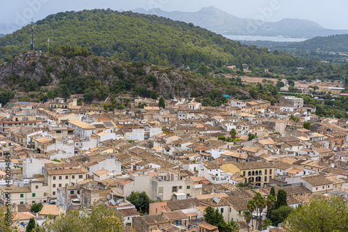 Pollenca, old village on the island Palma Mallorca, Spain