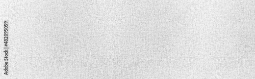 Panorama of White canvas texture background of cotton burlap natural fabric cloth for wallpaper and painting design backdrop