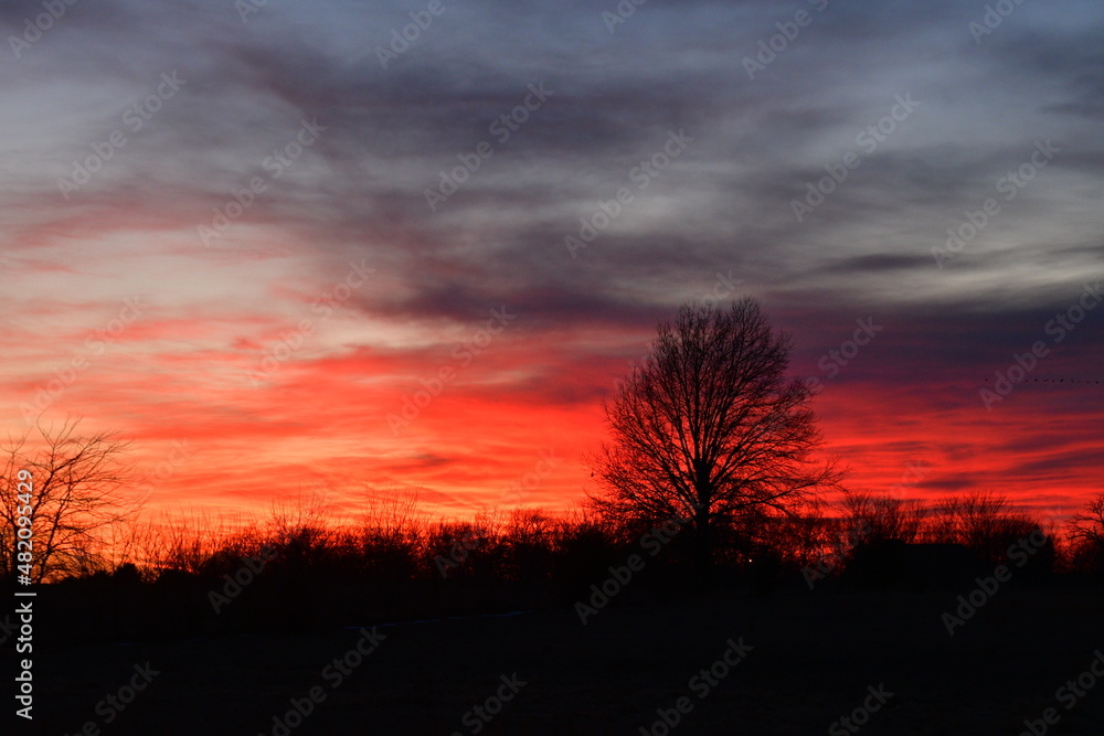 Fototapeta premium Dramatic Sunset