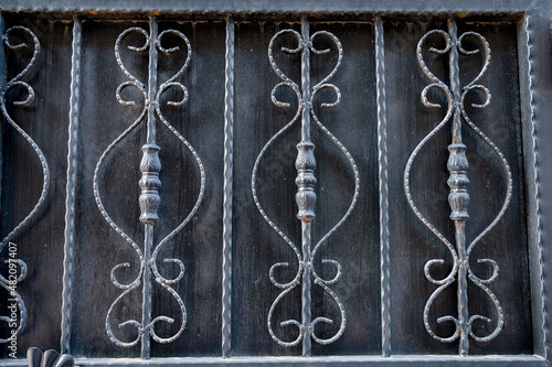 Iron door decorative pattern