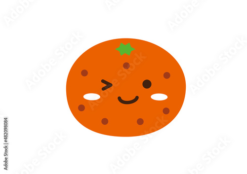 みかん　キャラクター　線なし