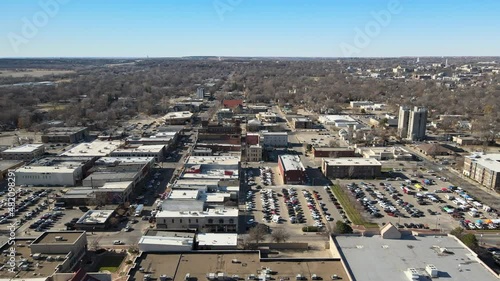 Kansas State University by drone photo