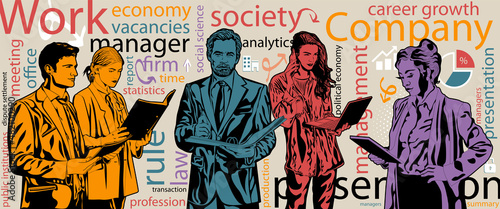 Analytics, statistics, work, people with documents, vacancies, manager, report, economics.