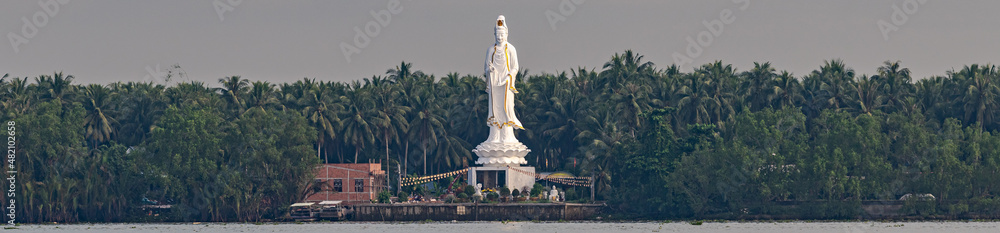 Mekong river statue