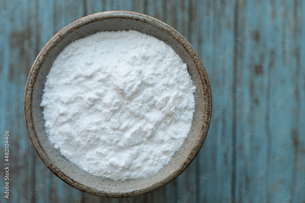 Arrowroot Powder in a Bowl Arrowroot Powder in a Bowl