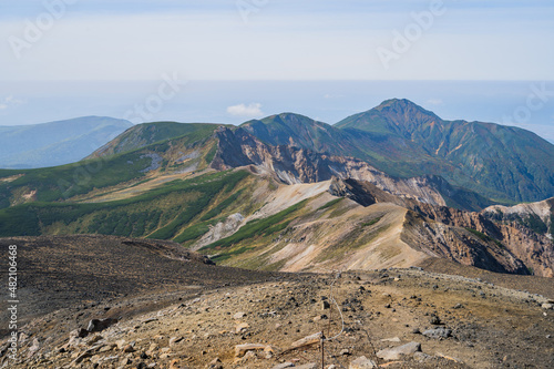 秋の十勝岳登山 (日本 - 北海道 - 登山)