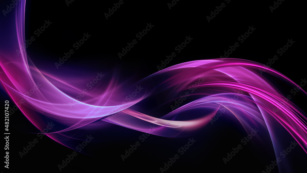 Purple Waves on Dark