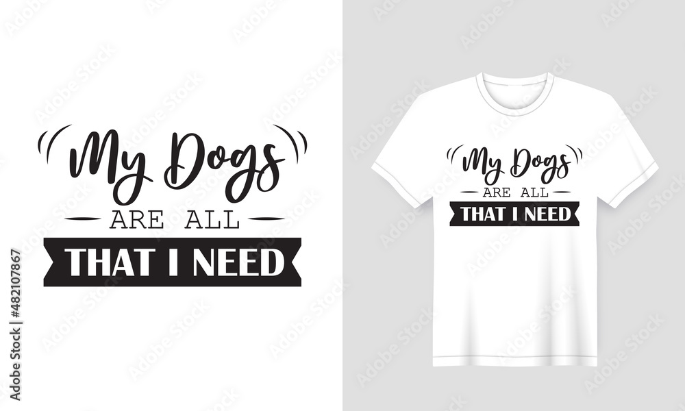 T-shirt Homme Dogs They Need Me - Taille L - Noir - Hanes - Occasion Très Bon état