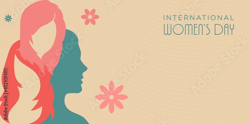 Canvas-taulu International Women day background