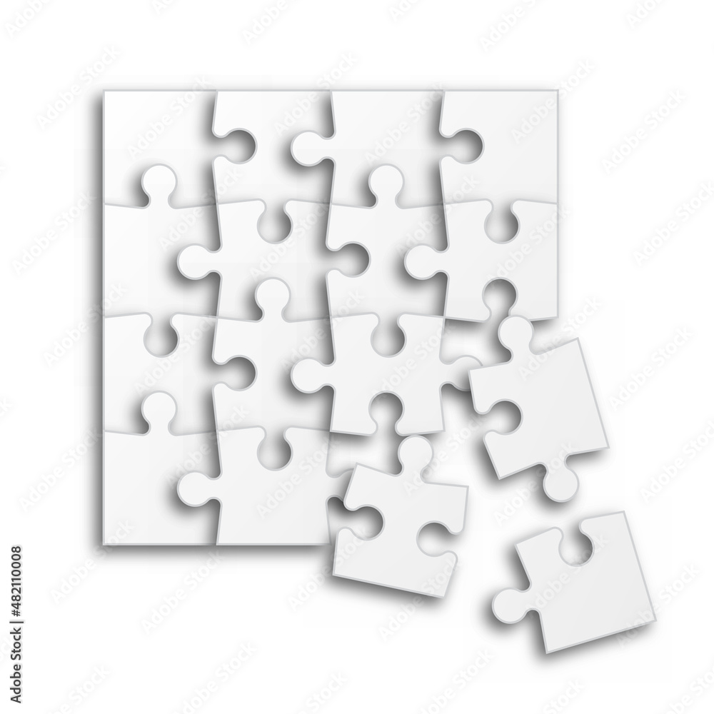 Puzzle piece business presentation. Vector Puzzle piece business presentation. Vector