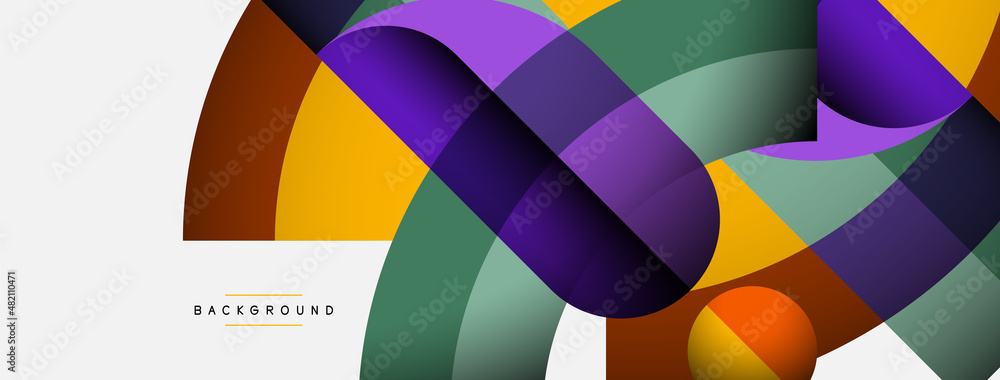 Trendy shapes, color minimal design composition, lines and shadows for wallpaper banner background or landing page Trendy shapes, color minimal design composition, lines and shadows for wallpaper banner background or landing page