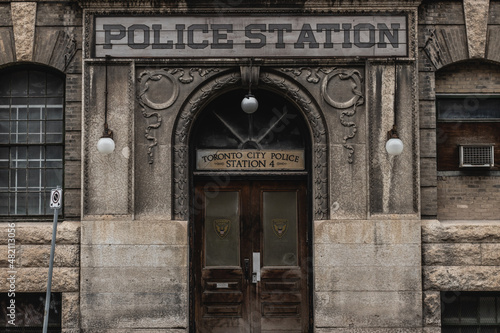 Police Station Door