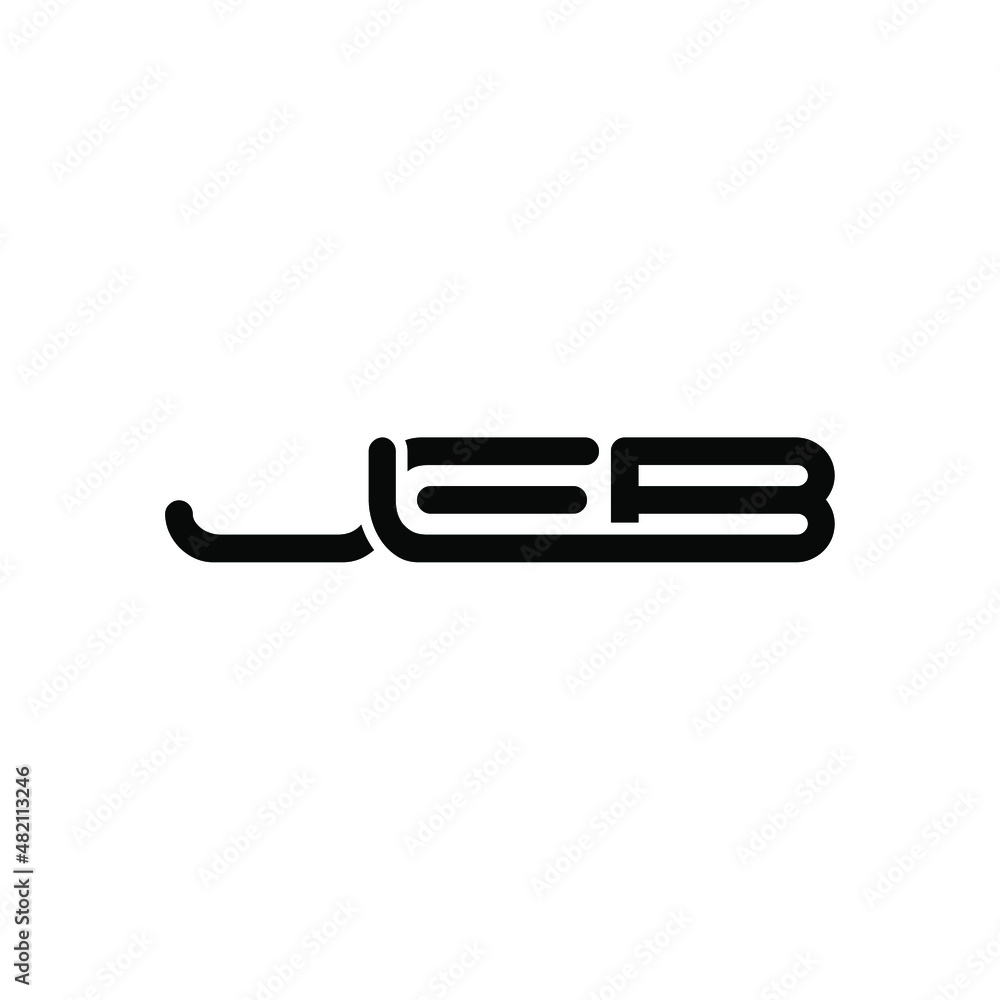 JEB Letter Initial Logo Design Template Vector Illustration JEB Letter Initial Logo Design Template Vector Illustration