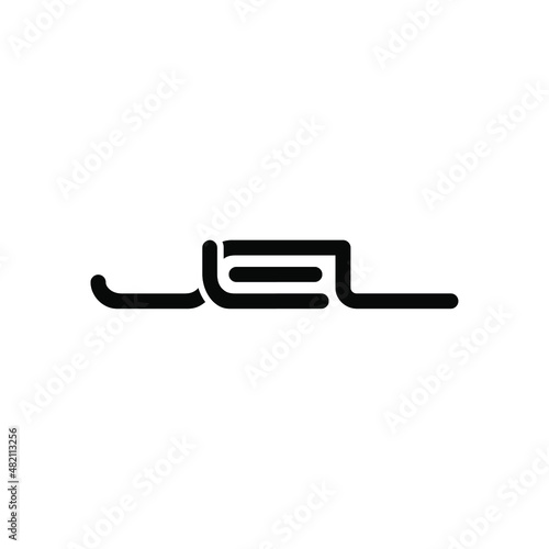 JEL Letter Initial Logo Design Template Vector Illustration