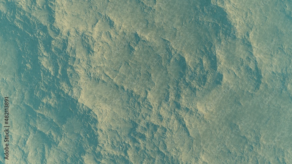 Fototapeta premium 3d render of abstract planet surface with high detailed relief