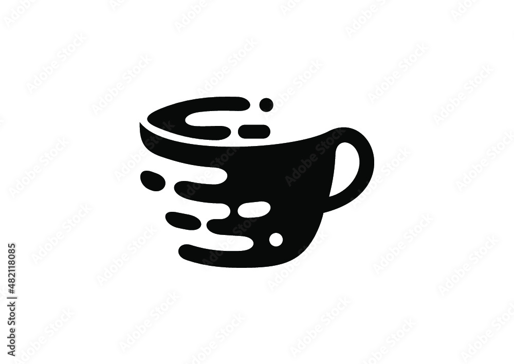 Cup Tech Logo Stock Vector Adobe Stock