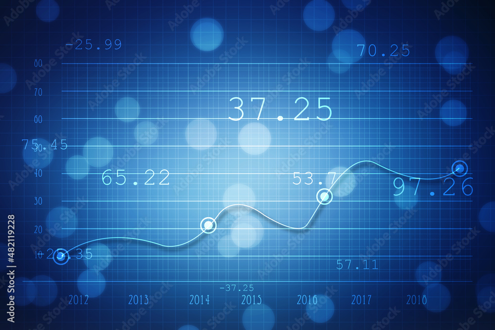 Business Growth graph on technology background, Futuristic raise arrow chart digital transformation abstract technology background. Big data and business growth currency stock and investment economy Business Growth graph on technology background, Futuristic raise arrow chart digital transformation abstract technology background. Big data and business growth currency stock and investment economy