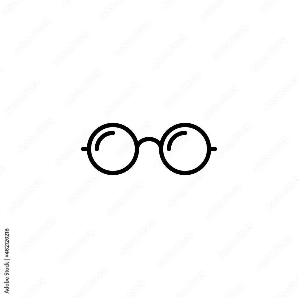 Glasses icon. Glasses sign and symbol Glasses icon. Glasses sign and symbol