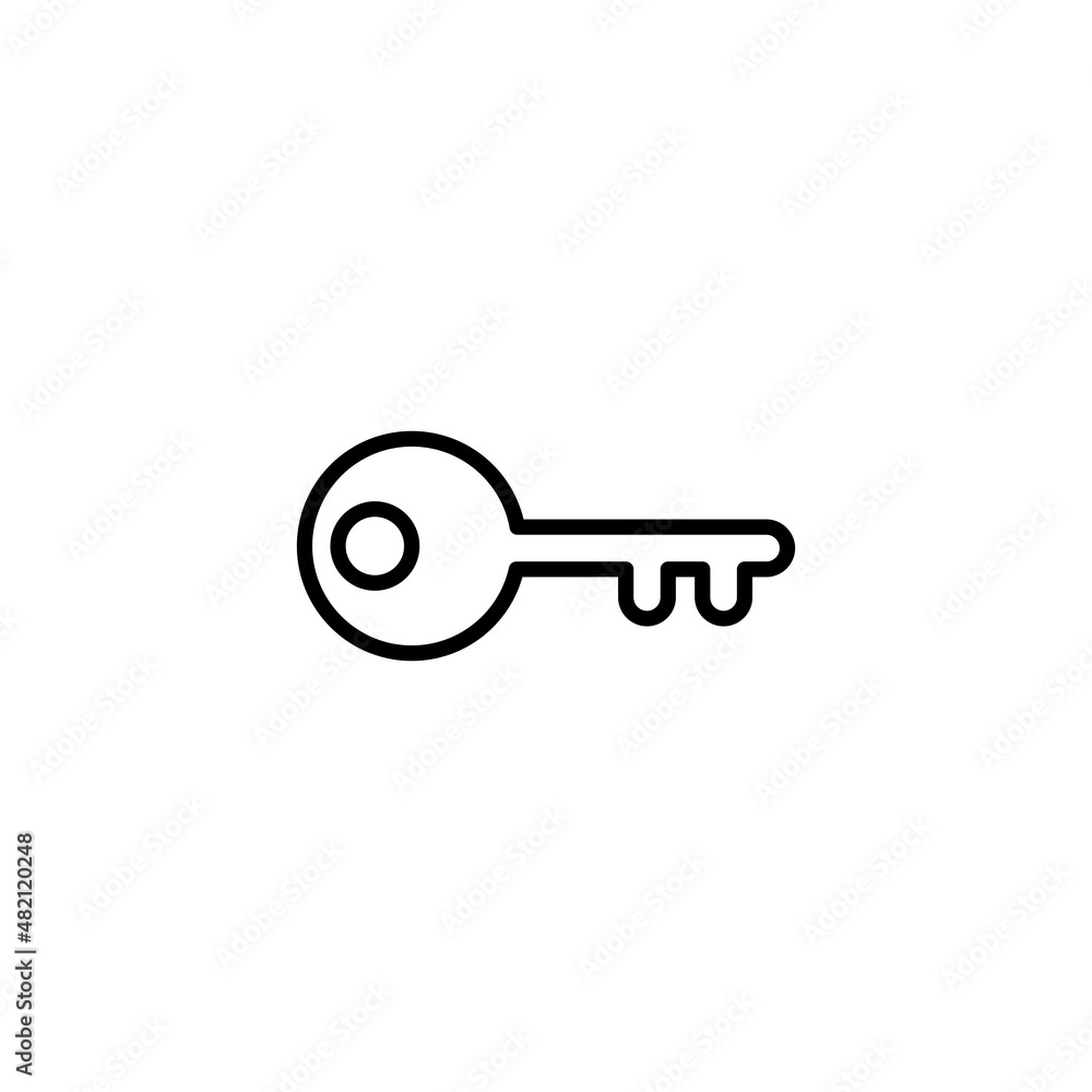 Key icon. Key sign and symbol. Key icon. Key sign and symbol.