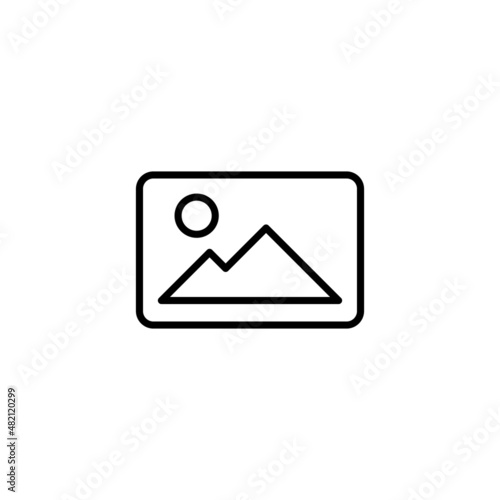 Picture icon. photo gallery sign and symbol. image icon