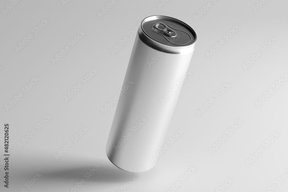 mock up view of a metal can - 3d rendering mock up view of a metal can - 3d rendering