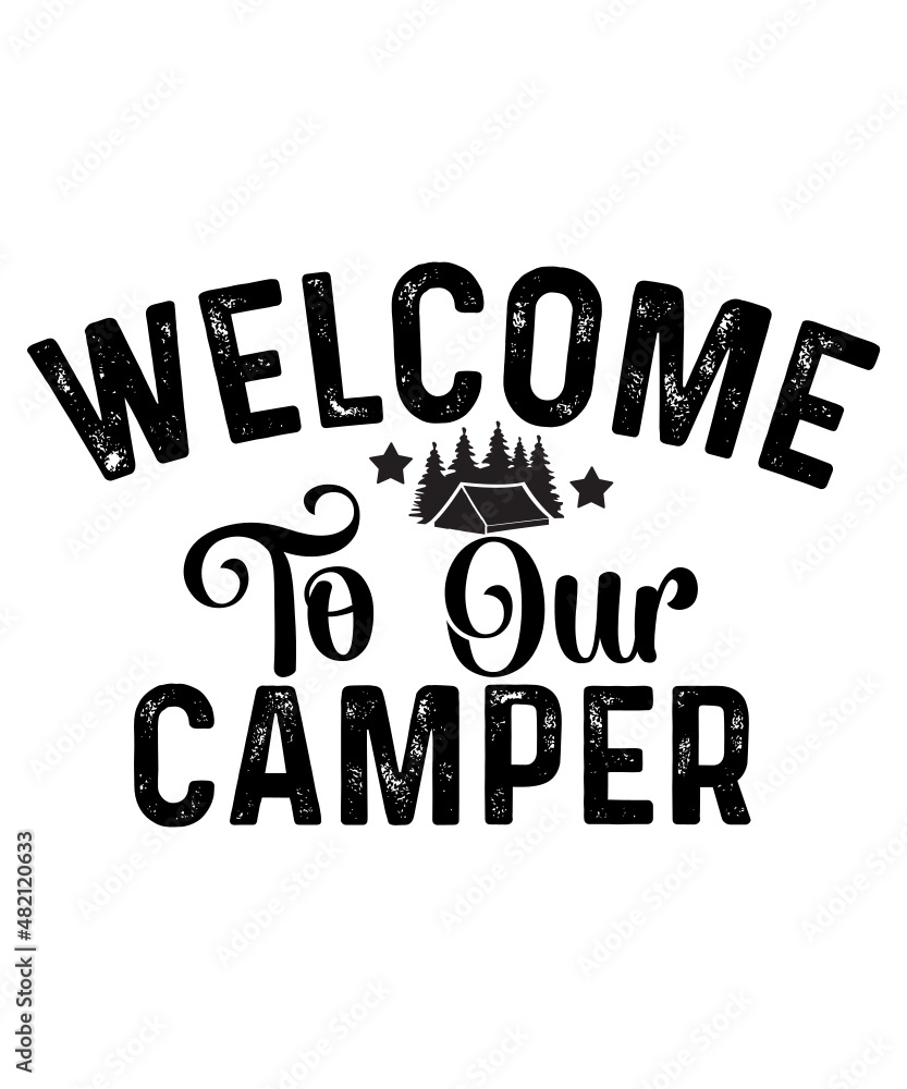 Obraz premium camping svg, Camping Svg Bundle, camper svg | svg files for cricut | camp life svg
