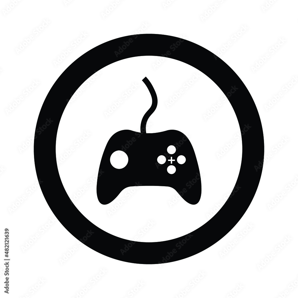 Obraz premium Game joystick or controller icon