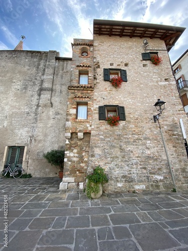 Fototapeta Naklejka Na Ścianę i Meble -  Grado Lagune Bucht Friaul-Julisch Venetien Italien Altstadt