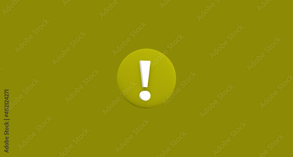 caution Sign Image on Isolated BG Safety, Stop Sign, 3D render image caution Sign Image on Isolated BG Safety, Stop Sign, 3D render image
