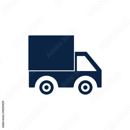 Van delivery transport or truck icon