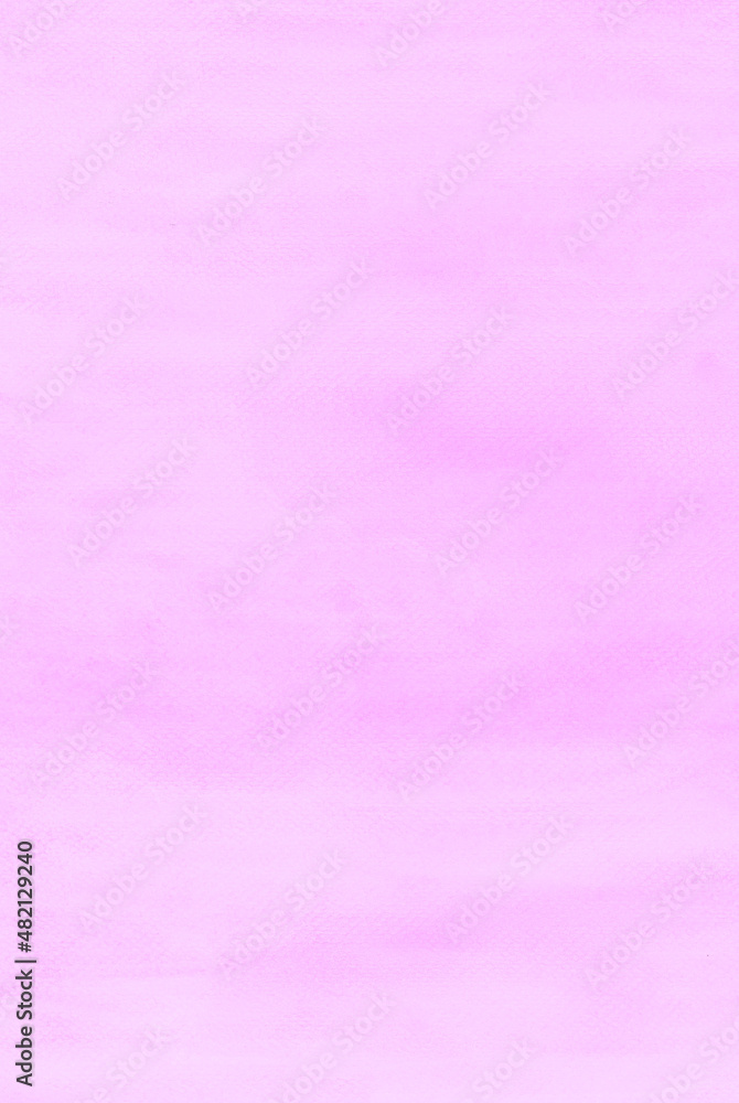 Pink purple pastel colors watercolor texture painting abstract background. Handmade, organic, original with high resolution scanned file technique.