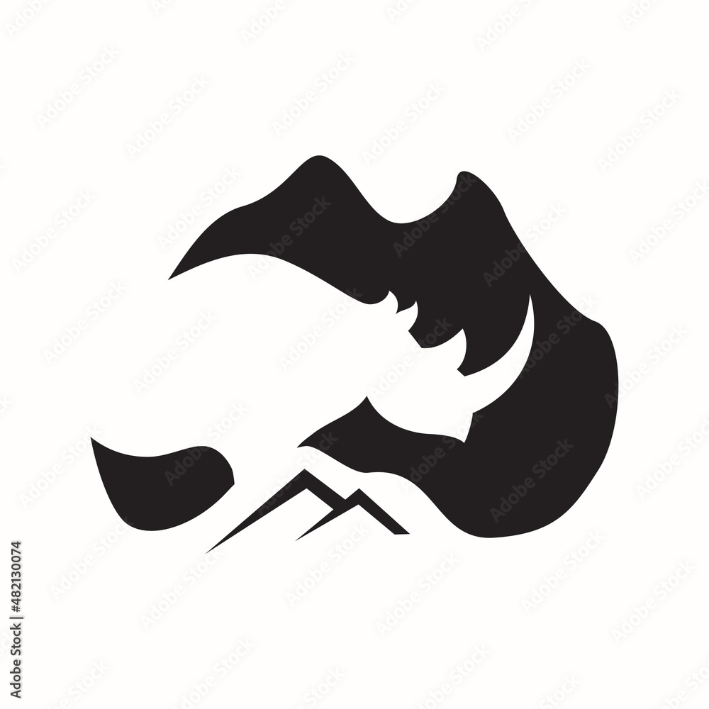 Rhino Australia logo black and white Rhino Australia logo black and white