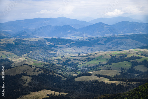 view of the mountains