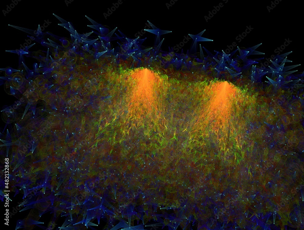 Fototapeta premium Imaginatory fractal abstract background Image