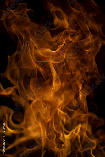 Fire flame motion pattern abstract texture. Burning fire, flame overlay background.