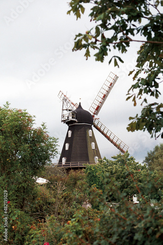 Windmill in the country