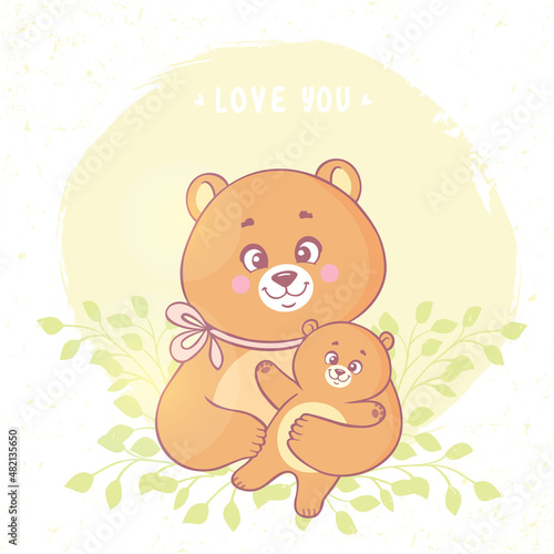 bear with cub