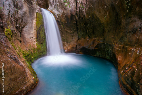 Waterfall at Sapadere canyon  Alania  Turkey