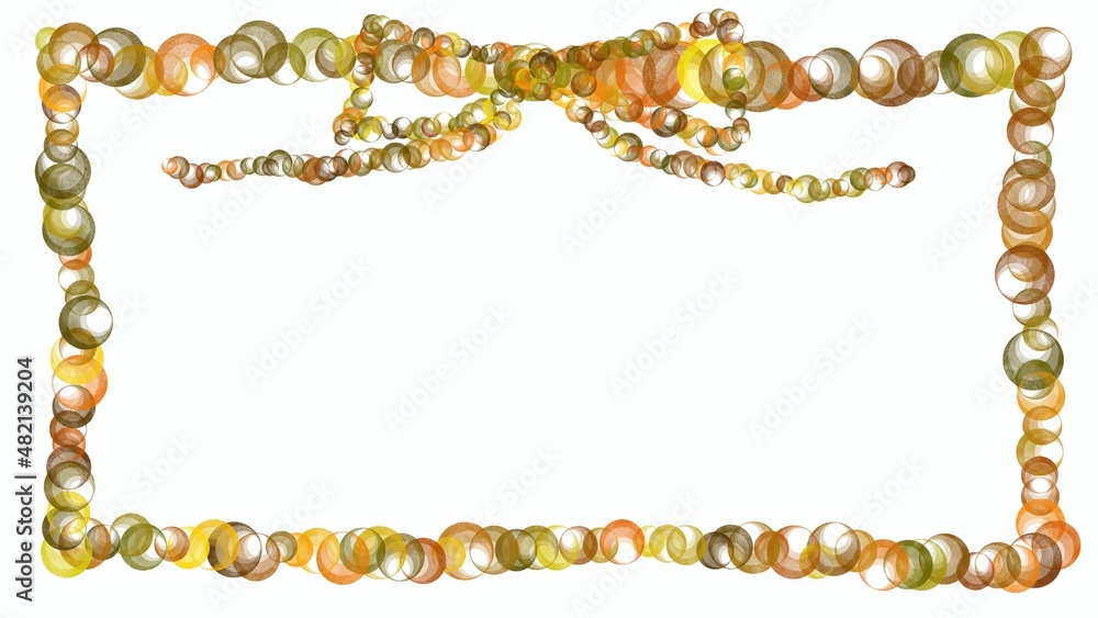 frame made of colorful confetti frame made of colorful confetti