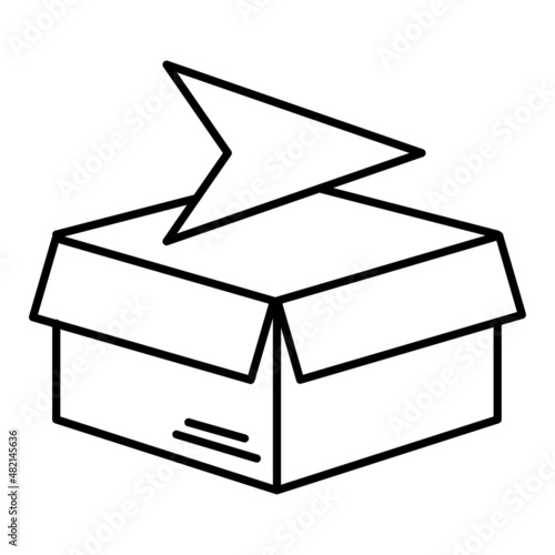 mailbox icon for exporting goods